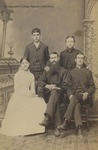Bridgewater College, W. P. Rhodes, Bridgewater, VA (photographer), Cabinet card showing Virginia Normal School Bachelor of English graduates, 1887 by W. P. Rhodes