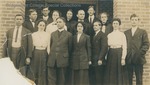Bridgewater College, Group portrait of The Philomathean Monthly staff, 1913 - 1914 by Bridgewater College