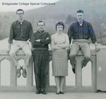 Bridgewater College, Group portrait of the Class of 1961 senior class officers, circa 1961 by Bridgewater College