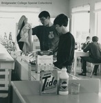 Bridgewater College, Dan Legge (photographer), Students doing laundry, circa 1969 by Dan Legge