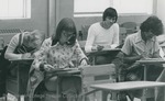 Bridgewater College, Class of 1978 students in a classroom, circa 1976 by Bridgewater College