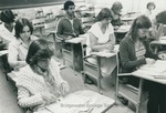 Bridgewater College, Students in a BC classroom, undated by Bridgewater College