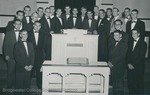 Bridgewater College, Group portrait of Clericus members, circa 1956 by Bridgewater College