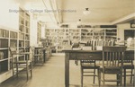 Bridgewater College library in Cole Hall basement, undated by Bridgewater College