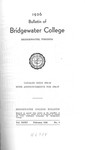 Bridgewater College Catalog, Session 1955-56