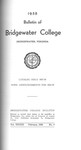 Bridgewater College Catalog, Session 1957-58