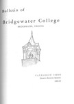 Bridgewater College Catalog, Session 1964-65