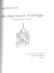 Bridgewater College Catalog, Session 1965-66