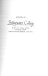 Bridgewater College Catalog, Session 1975-76