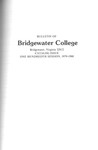 Bridgewater College Catalog, Session 1979-80