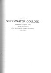 Bridgewater College Catalog, Session 1982-83