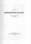 Bridgewater College Catalog, Session 1991-92