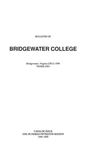 Bridgewater College Catalog, Session 1994-95