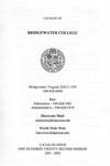 Bridgewater College Catalog, Session 2001-02 by Bridgewater College