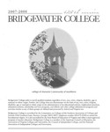 Bridgewater College Catalog, Session 2007-08 by Bridgewater College