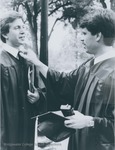 Bridgewater College, A graduate adjusting another graduate's tie, 1983