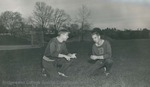 Bridgewater College, Elizabeth Kyger (photographer), Photo of cross-country co-captains, circa 1956