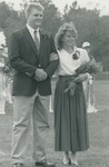 Bridgewater College, Photograph of Homecoming Queen Pattiann Dzikowicz escorted by Ben Beach, 1991 by Bridgewater College