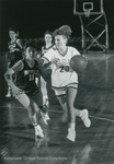 Bridgewater College, Basketball action photograph featuring Melody Derrow, undated by Bridgewater College