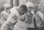 Bridgewater College, Photograph of football players with Coach Kenneth C. Day, 1960s by Bridgewater College