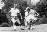 Bridgewater College, Men's soccer action photograph featuring Andrew Davis, undated by Bridgewater College