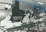 Bridgewater College, Serving line in the cafeteria, 1980 by Bridgewater College