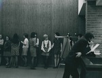 Bridgewater College, Dinner line in the Kline Campus Center, circa 1970 by Bridgewater College