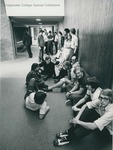 Bridgewater College, Richard W. Linfield (photographer), lunch line in Kline Campus Center, circa 1973 by Richard W. Linfield