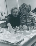 Bridgewater College, Two women working on a diorama, undated by Bridgewater College
