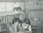 Bridgewater College, A student teacher, Connie L. Roach, with a student reader circa 1978 by Bridgewater College