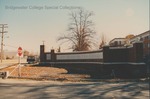 Bridgewater College entry gate in front of Heritage Hall, 12 November 1990 by Bridgewater College