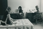 Bridgewater College, Three women in one of the Home Management Apartments, undated by Bridgewater College