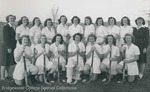 Bridgewater College, Team portrait of the women's field hockey players, autumn 1947 by Bridgewater College