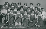 Bridgewater College, Group portrait of the women's field hockey team, 1956 by Bridgewater College