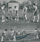 Bridgewater College, Composite of two women's field hockey photographs, 1953 by Bridgewater College