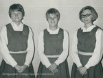 Bridgewater College, Portrait of three field hockey players, 1960s by Bridgewater College