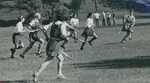 Bridgewater College, Richard Geib (photographer), Field hockey action photograph, circa 1968 by Richard Geib