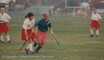 Bridgewater College, Action photograph of a field hockey game, 27 Oct 1993 by Bridgewater College