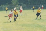 Bridgewater College, Field hockey game action photograph featuring Carolyn Anderson, 1990s by Bridgewater College