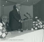 Bridgewater College, Robert Sherfy at the Fifty-Year Club Banquet, May 1985 by Bridgewater College