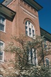 Bridgewater College, David Cook (photographer), Founders' Hall plaque on east wing of Flory Hall, circa 1994 by David Cook