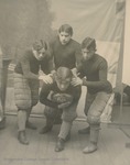 Bridgewater College, J.M. Hill (photographer), Portrait of football players, 1904 by J. M. Hill