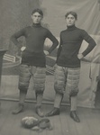 Bridgewater College, J.M. Hill (photographer), Portrait of football players, 1904 by J. M. Hill
