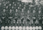 Bridgewater College, Team portrait of the football team, 1951-1952 by Bridgewater College