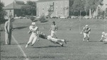 Bridgewater College football game action photo, circa 1960 by Bridgewater College