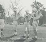 Bridgewater College football team tri-captains, Homecoming, 1960 by Bridgewater College