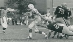 Bridgewater College, Chris Lydle (photographer), football action photo, circa 1967 by Chris Lydle