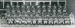 Bridgewater College, Joe Powell (photographer), team portrait of the football team, 1968-1969 by Joe Powell