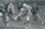Bridgewater College, Football action photo featuring Terry Westhafer, 1969 by Bridgewater College