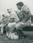 Bridgewater College, Bob Anderson (photographer), Football players on the bench, early 1970s by Bob Anderson